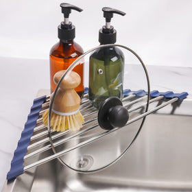 Tomorotec blue finish adds style while drying dishes.
