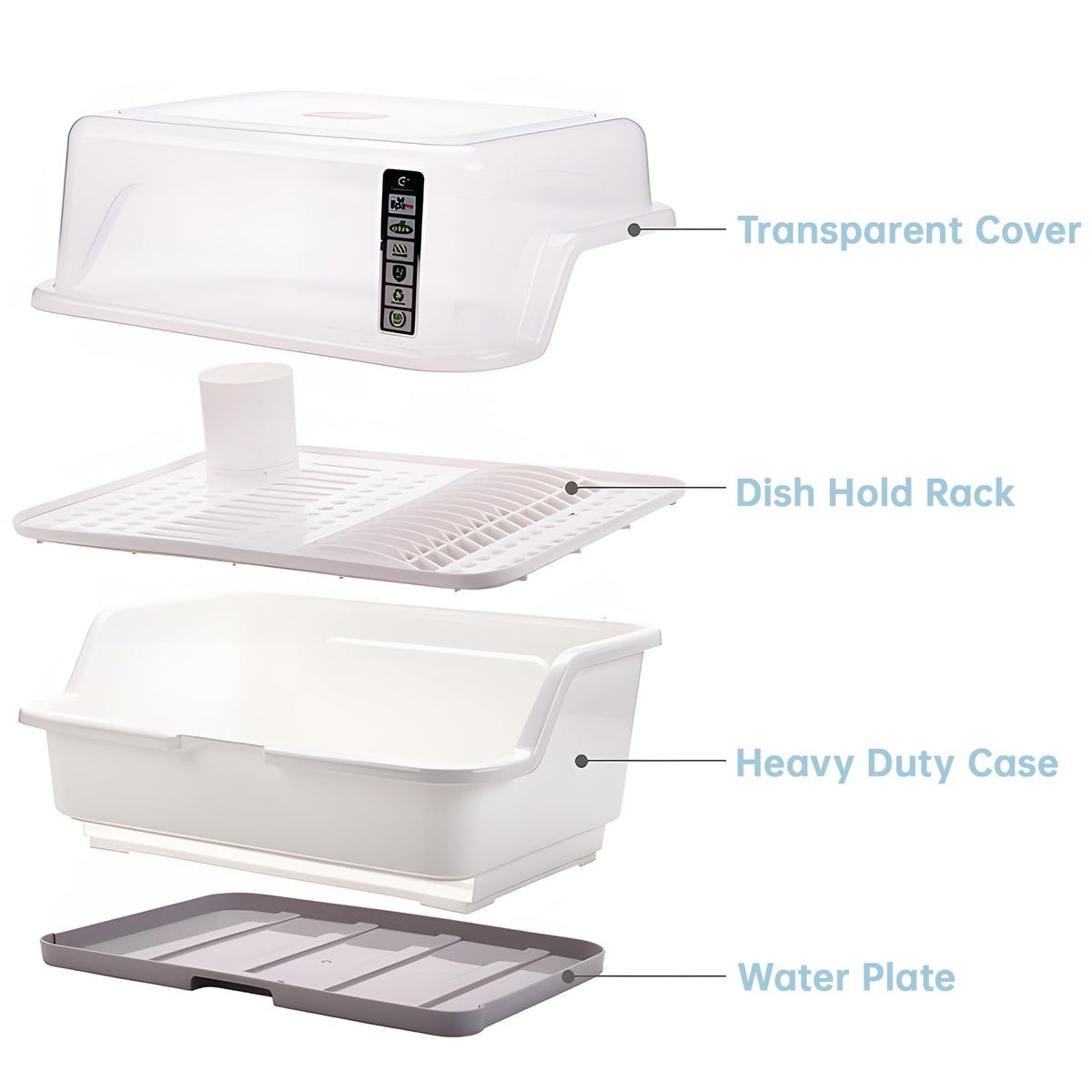 Tomorotec deep built-in drain board channels excess water