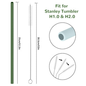 Eco-friendly reusable straw alternative by Tomorotec for plastic-free hydration