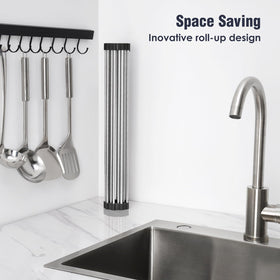 Foldable Tomorotec drying rack with silicone edges for easy storage