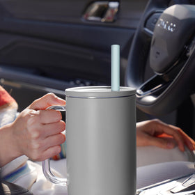 Noise-free use inside stainless steel tumblers with Tomorotec straw