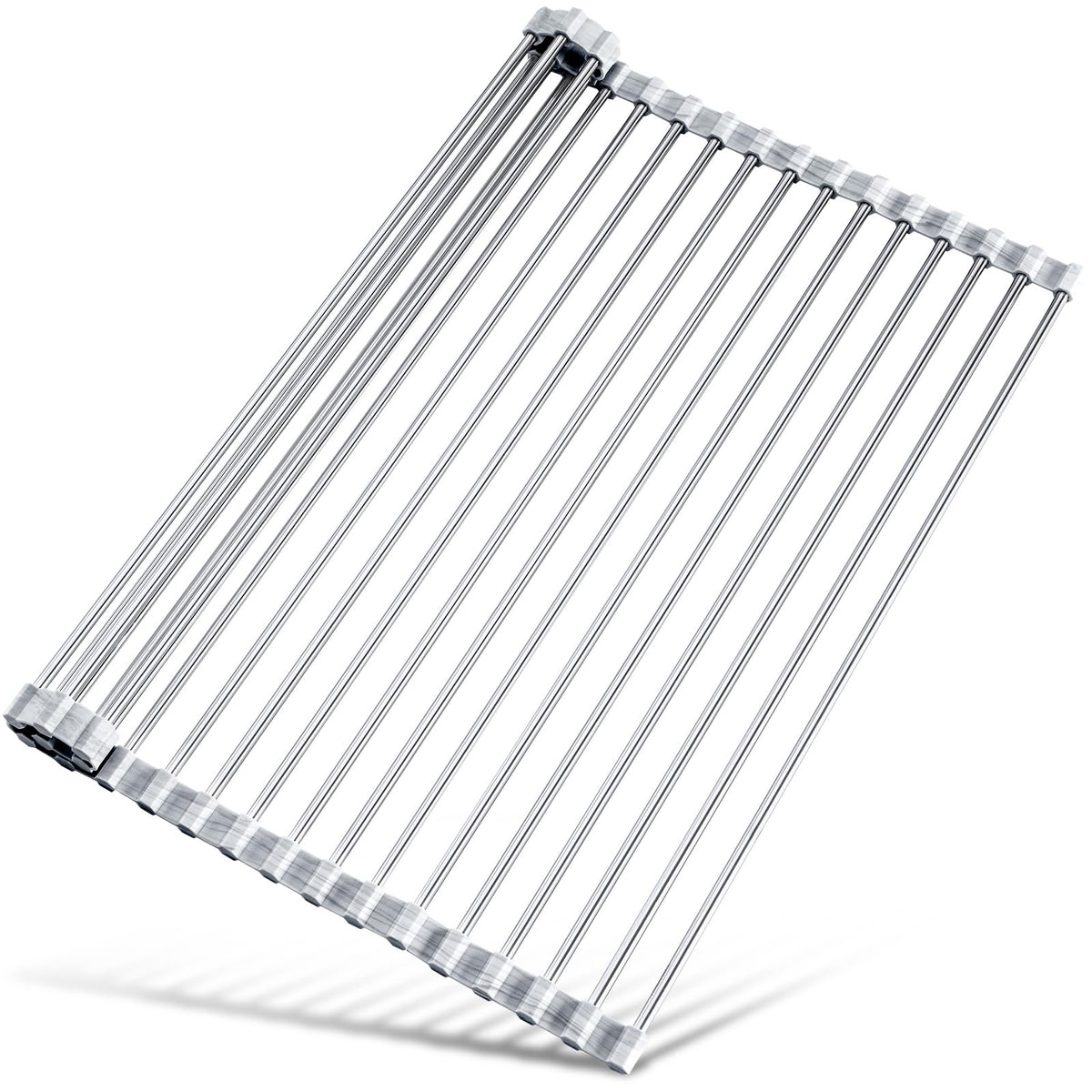 Tomorotec roll-up dish rack with marble edges for air drying dishes