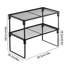 Tomorotec stackable shelves space-saving solution for kitchen and office