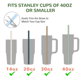 Tomorotec setup showing Stanley tumbler compatibility and trim-friendly length