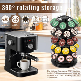 TOMSHUB 40-pod carousel keeps coffee options neatly in reach.