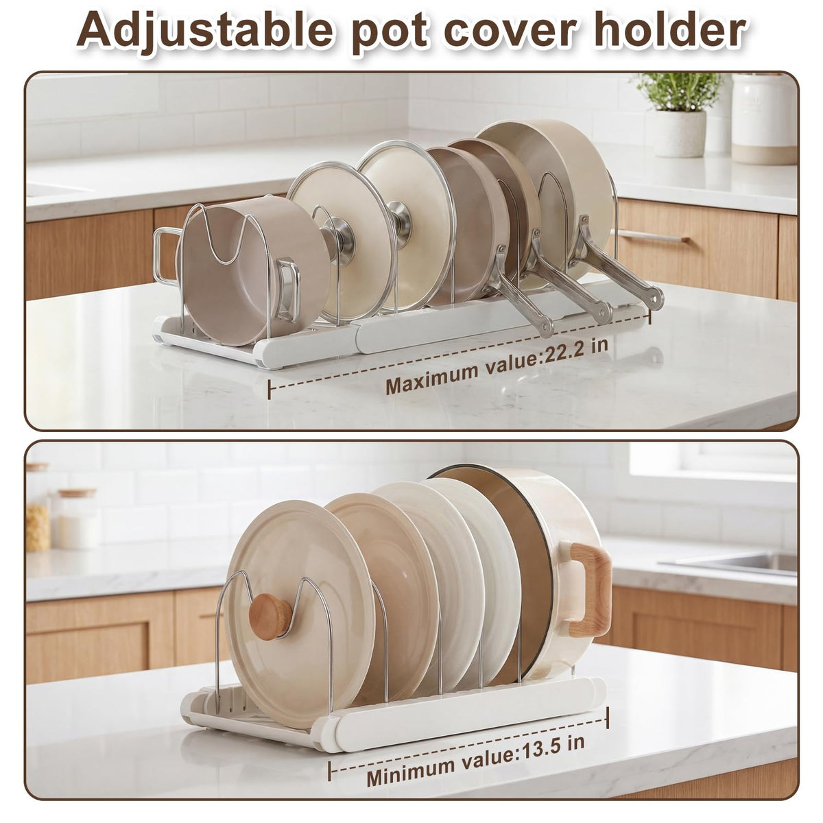TOMSHUB rubber-wrapped dividers secure items during use