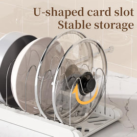 TOMSHUB versatile under-cabinet rack doubles as pantry or craft storage