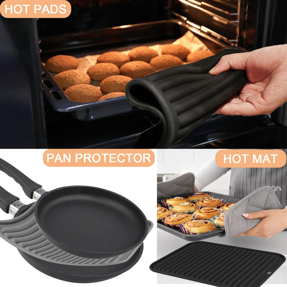 Tonbbow drying mat trivet doubles as a dish drying surface.
