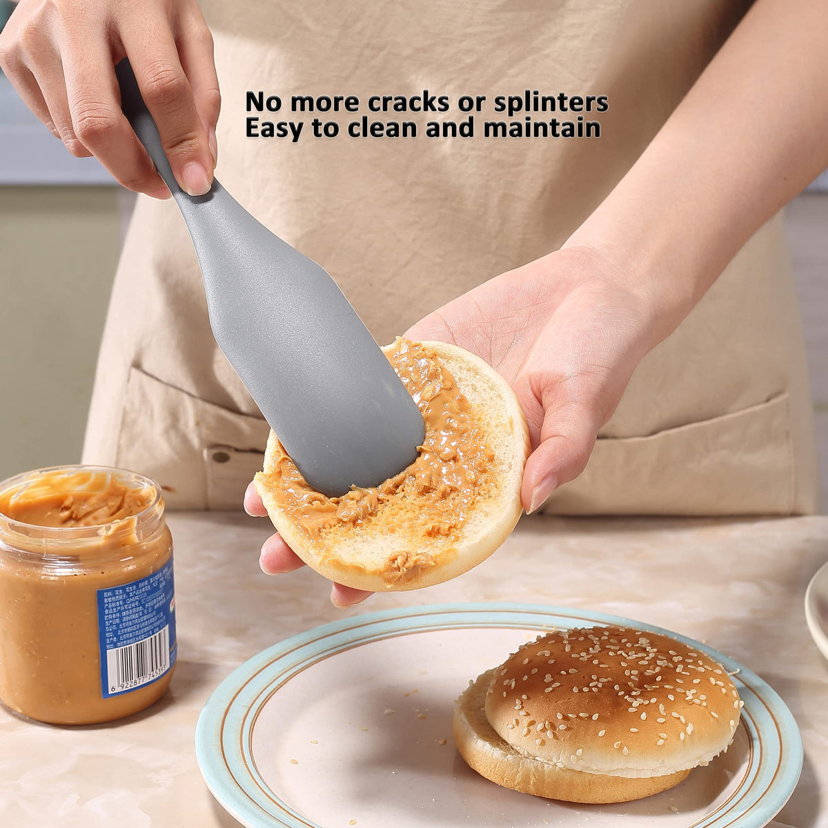 Tongjude dishwasher-safe spurtles simplify cleanup after meals.