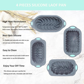 Tongjude easy-release baking molds reduce sticking for effortless unmolding.