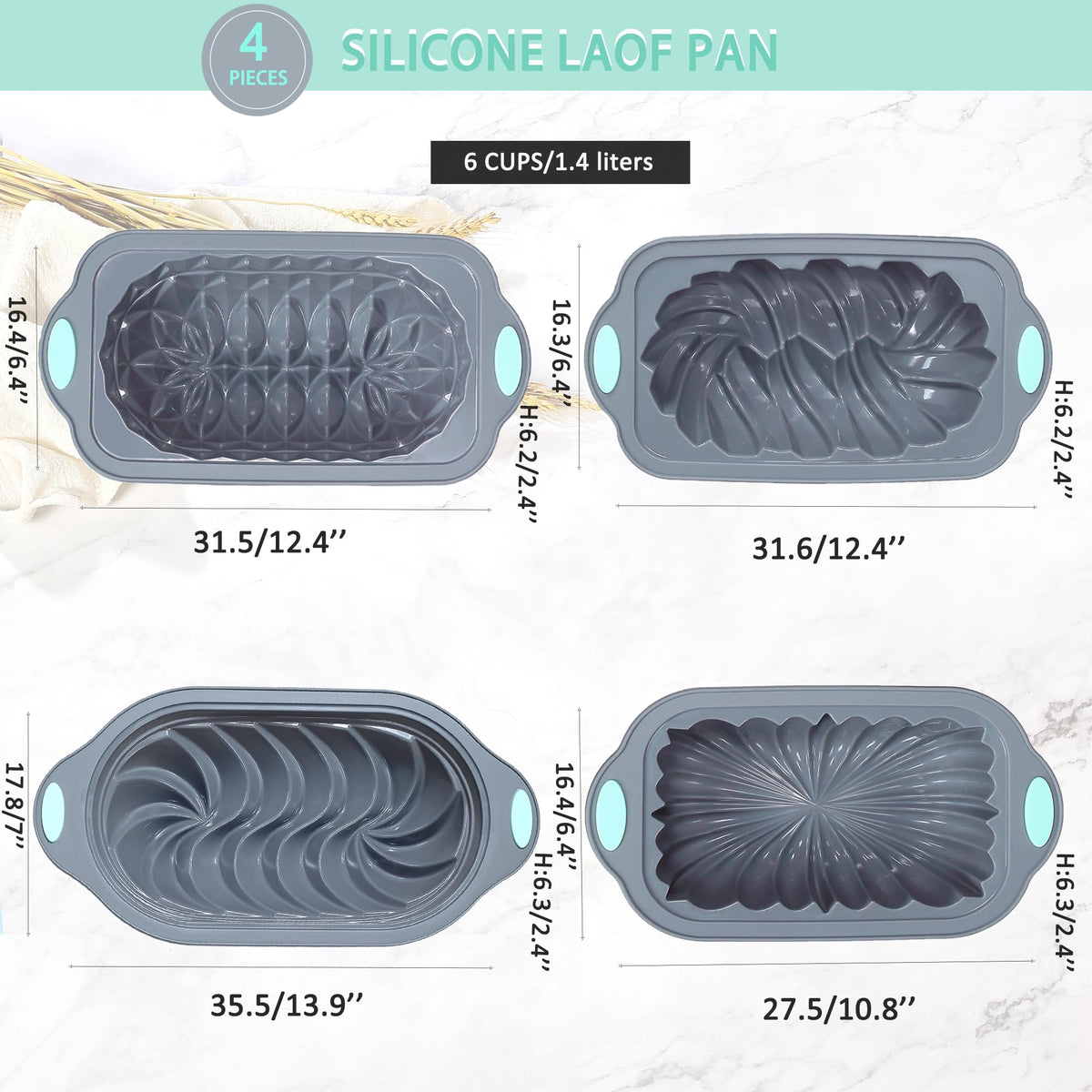 Tongjude non-stick bakeware provides simple release and quick cleanup after baking.