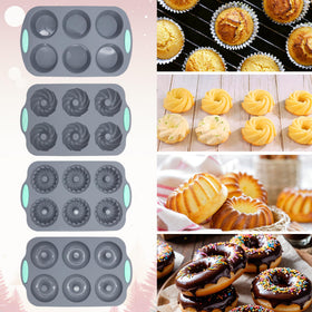 Tongjude donut molds with nonstick interior for simple cleanup.