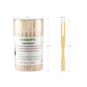 Tongye charcuterie board featuring bamboo forks for elegant fruit and meatballs.
