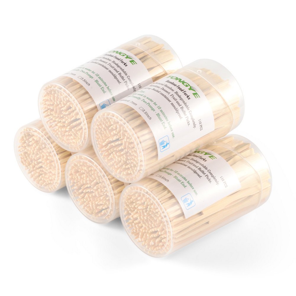 Tongye bamboo forks aged for flexibility and reliable grip on various foods.
