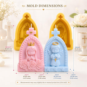 Toni Crafty virgin mary mold crown detail for faith-inspired crafts