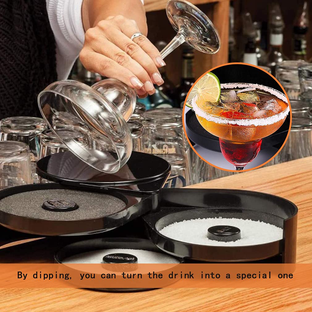TonJin rimmer labeled trays displaying salt, sugar, and lime juice sections
