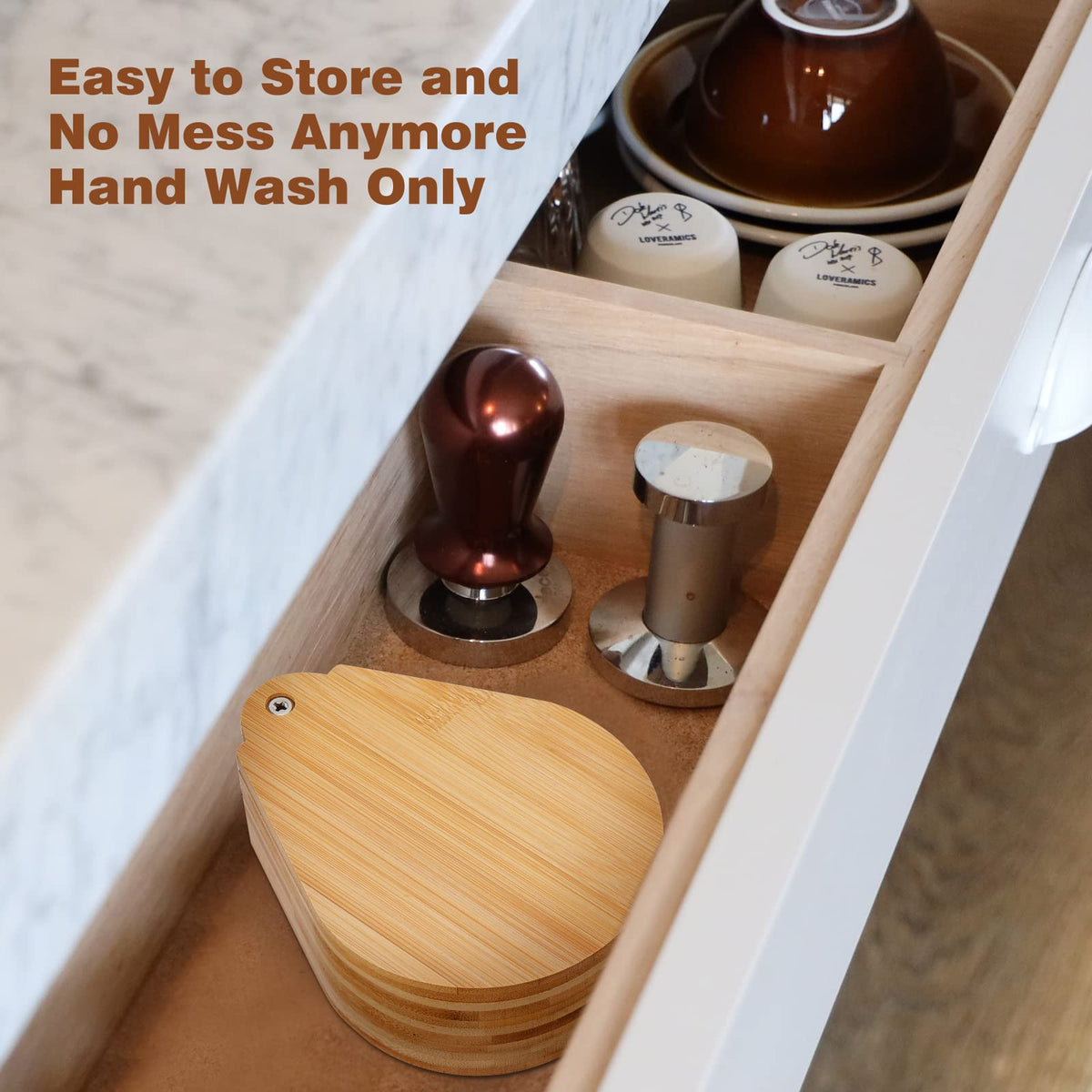 Compact TonJin rimmer; handwash-only and simple to open for cleaning