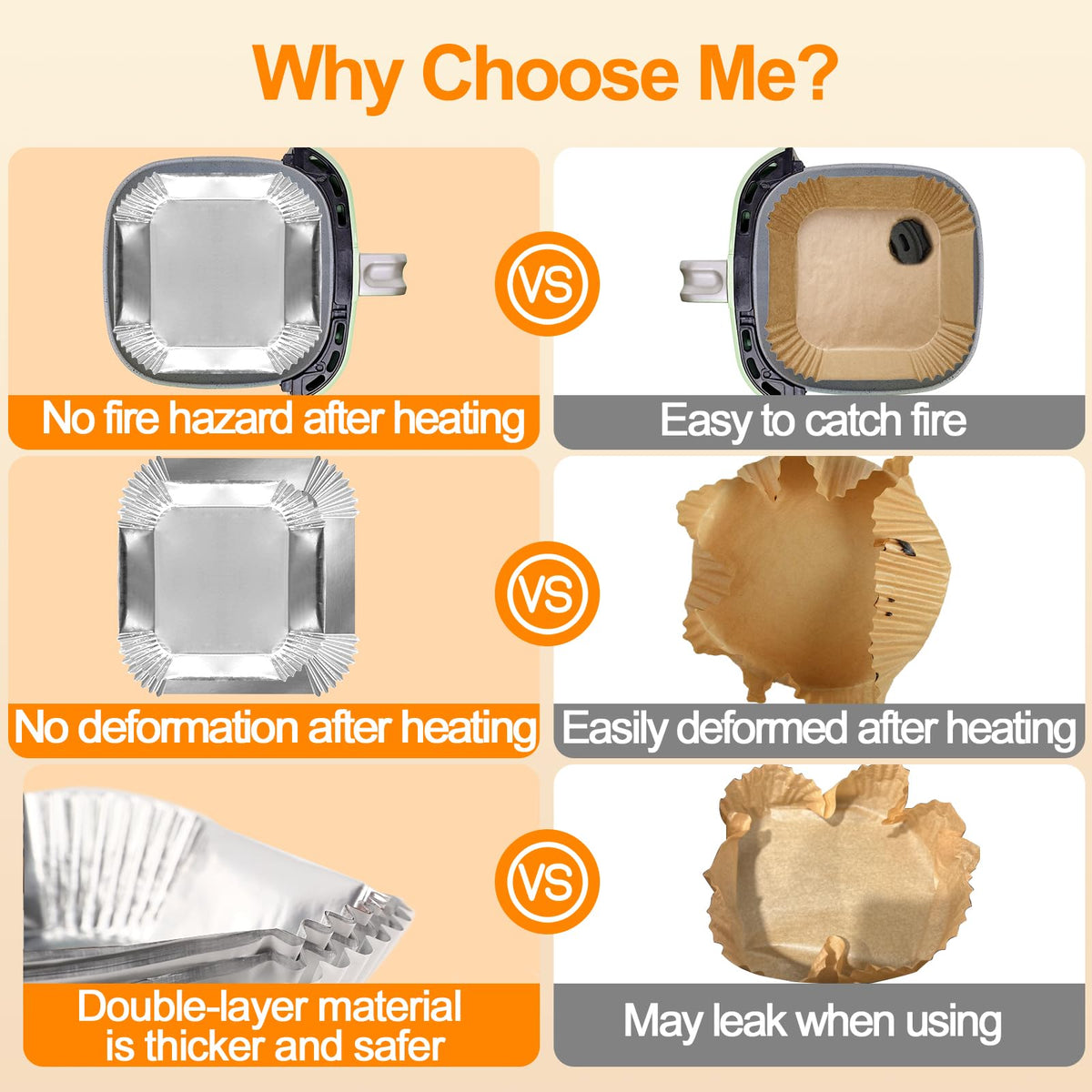 Tonmom airfryer liner demonstrates oil and water resistance for clean interiors