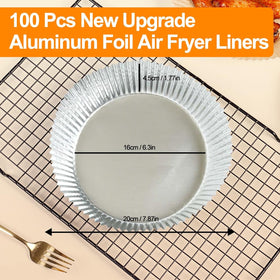 Tonmom liner resists oil and water to keep the fryer clean.