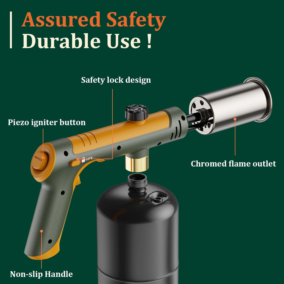 TONYFUL safety note tank not included; ships without propane