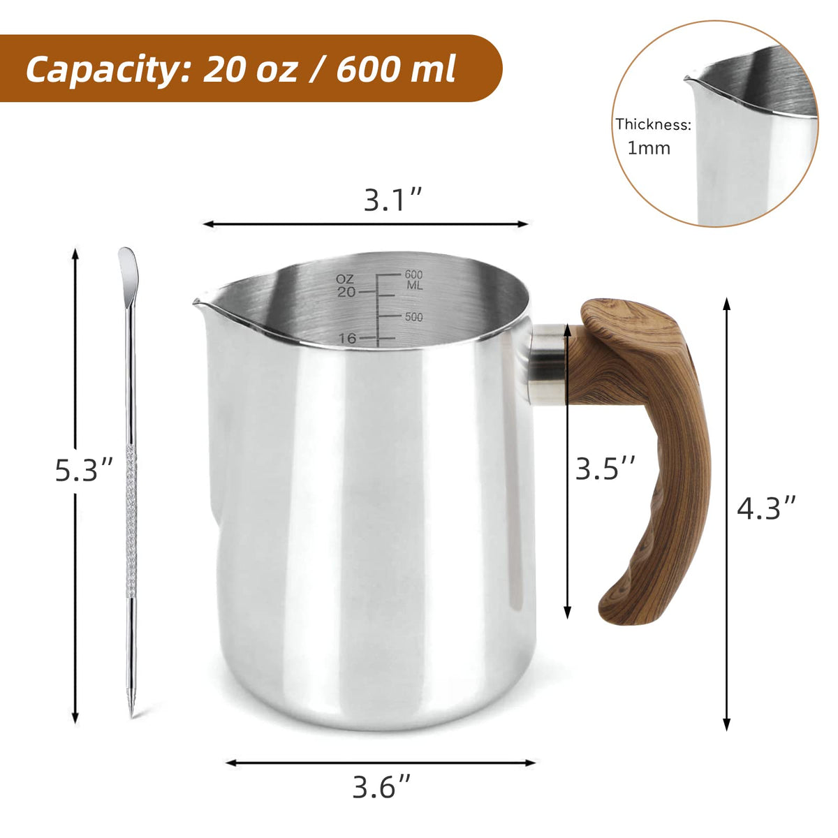 TooCust ergonomic wood-texture grip reduces hand fatigue during foaming