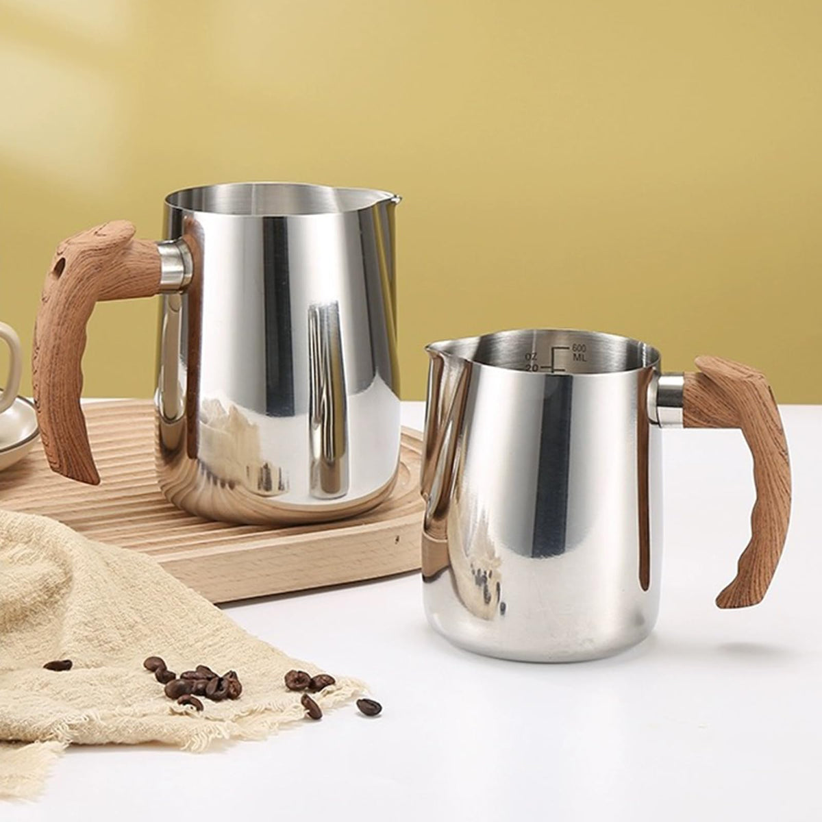 TooCust 600ml capacity supports two espresso shots in one go