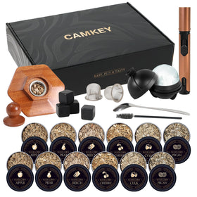 TOOKEBEEGO whiskey smoker kit full set for at-home bar smoke experiments