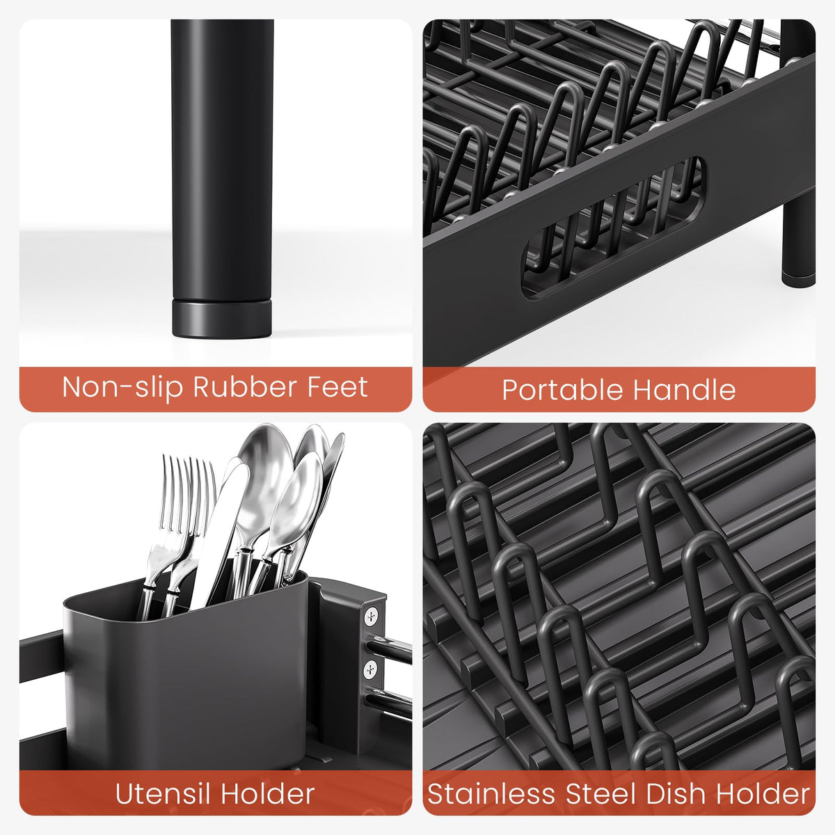 TOOLF integrated draining system channels water into the sink