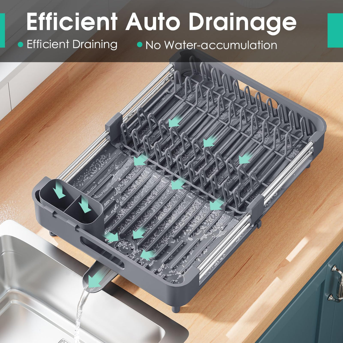 TOOLF anti-scratch cover protects dinnerware during drying