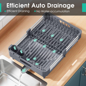 TOOLF anti-scratch cover protects dinnerware during drying