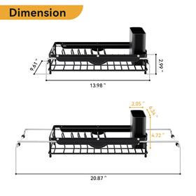 TOOLF capacity displays 7 plates and 2 cups in a compact setup