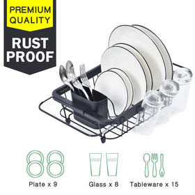TOOLF removable utensil holder helps organize utensils while drying.