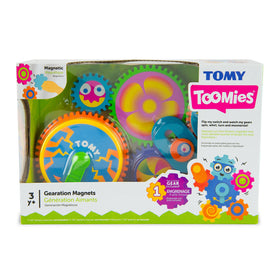 Toomies Gearation magnets encourage kids to rearrange for endless configurations.