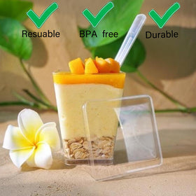 Toowood lids seal flavor and keep desserts fresh during transport.