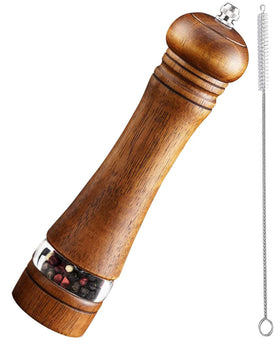 TooWoom 8-Inch grinder with clear window for precise spice checks