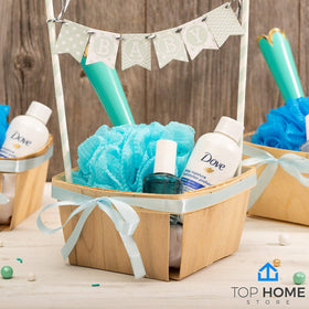Top Home Store Fruit-picking setup with baskets ready to fill.