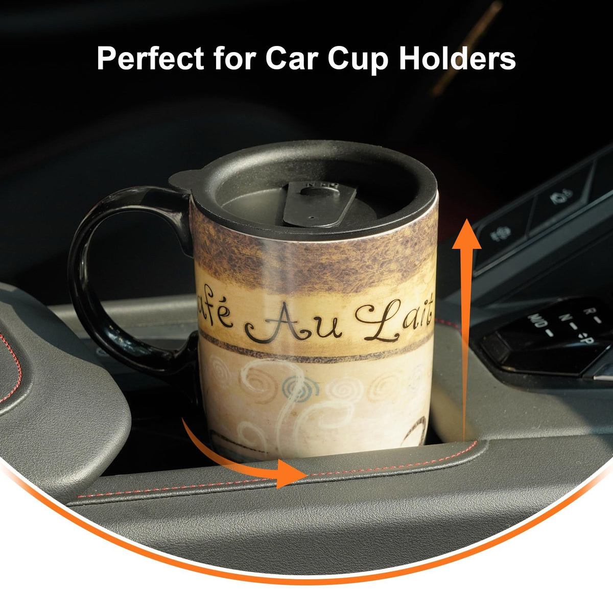 Topadorn ceramic mug with handle provides a comfortable daily grip