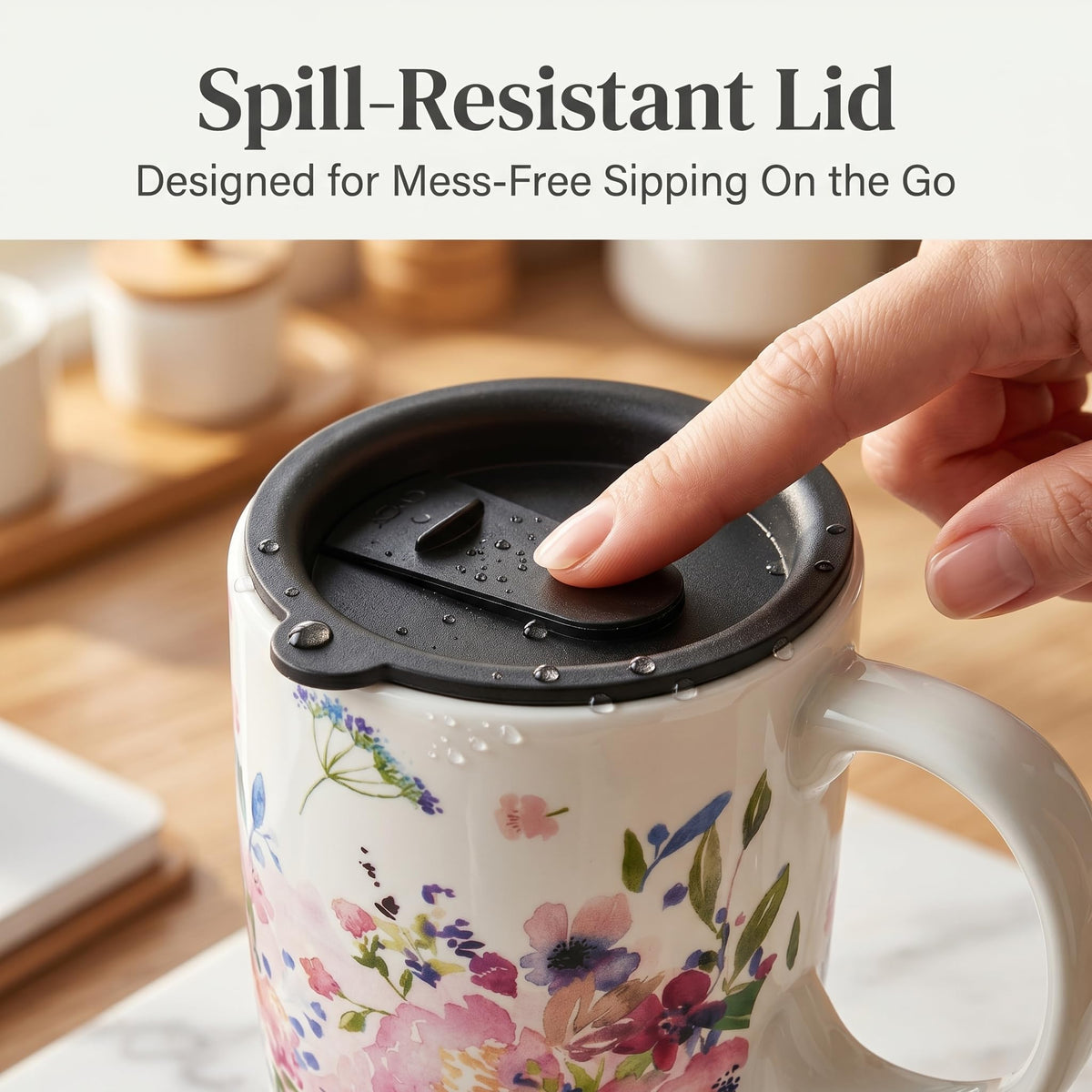 Topadorn decorative ceramic mug blends practicality with collectible style.