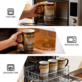 Topadorn travel mug for hot or cold beverages on the go