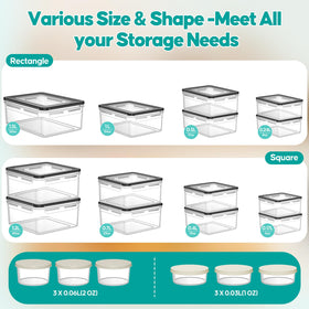 Topchase rectangular 34oz container ideal for prepping lunches and bulk sauces