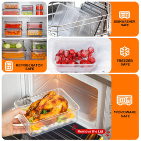 TOPCHOICE dishwasher-safe containers simplify cleanup