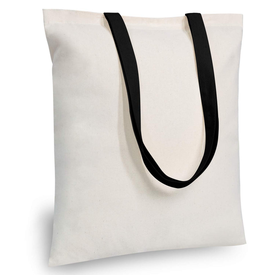 TOPDesign cotton tote bag durable construction with reinforced stitching for daily use.