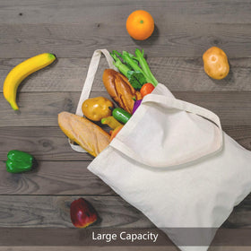 TopDesign tote handles close-up demonstrates practical 25-inch length for versatile carry.