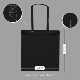 TOPDesign tote bag promotes eco-friendly reuse over paper or plastic