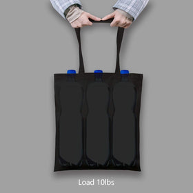 TOPDesign tote bag side view highlights reinforced handles for shoulder carry
