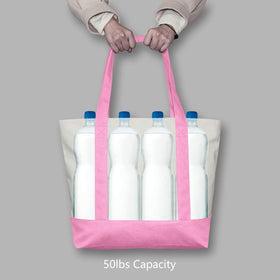 TOPDesign tote strap view emphasizes comfortable 25-inch shoulder strap