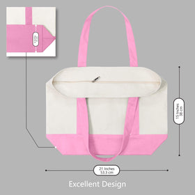TOPDesign tote with reinforced stitching ensures long-lasting everyday use