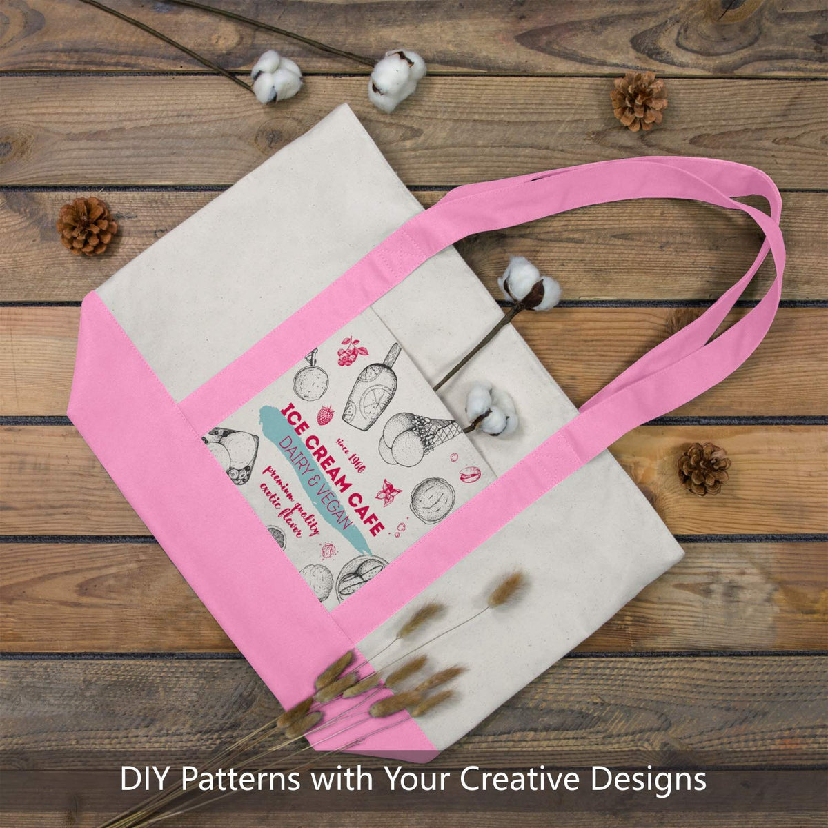 TOPDesign tote top zipper closure secures belongings on the go