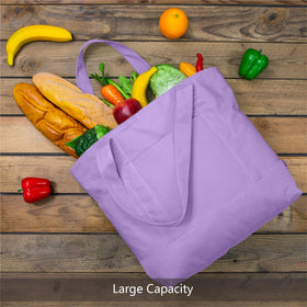 TopDesign durable 12oz cotton canvas tote for daily use