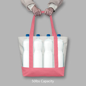 Durable 12oz cotton canvas with reinforced seams supports long-term use.